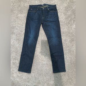 Dark blue 7 for all mankind slimmy jeans